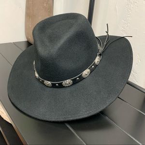 Cowboy hat, western, wool, black, forever 21